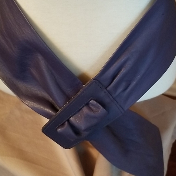 None Accessories - Purple Wrap Belt